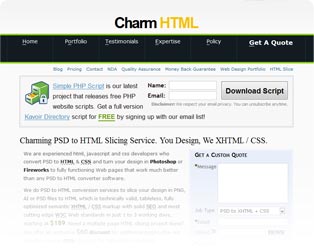 Charm HTML