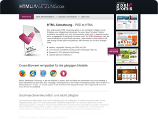 HTML Umsetzung