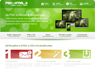 PSD to HTML.it
