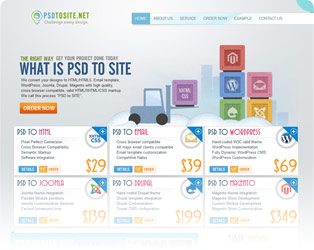 PSD to Site.net