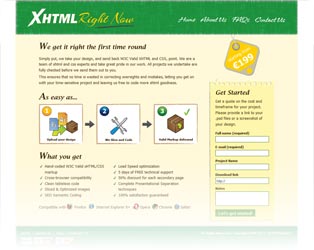 xHTML Right Now